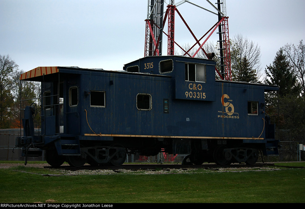 C&amp;O Caboose 903315 on display